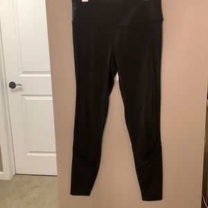 Black & Maroon Workout leggings
